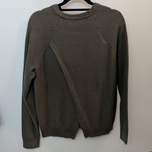 NEW province cross back sweater Large
